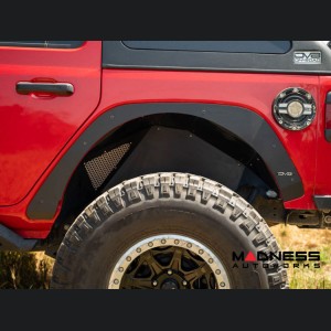 Jeep Wrangler JL Fender Flare Deletes - Textured Black Powder Coat